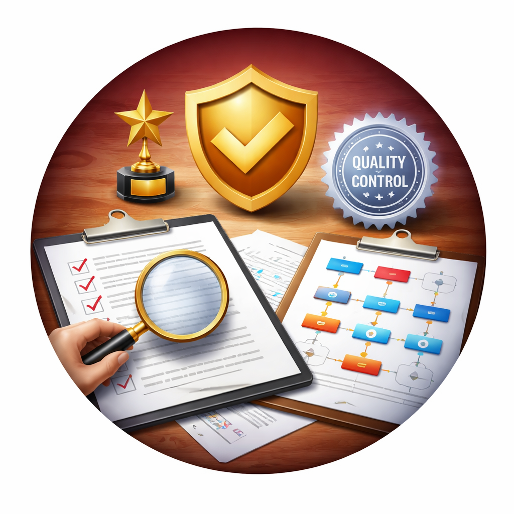 Illustration for quality and process consulting